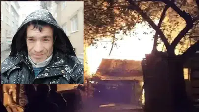 Bursa'da baraka küle döndü : Yangında mahsur kalan 60 yaşındaki adam öldü