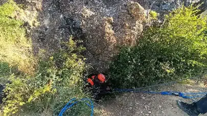 Çorum'da define aramak için mağaraya giren şahıs kayboldu : 5 gözaltı