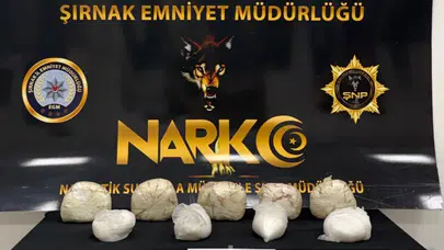 Şırnak'taki operasyonlarda 1 milyon 950 bin liralık malzeme ele geçirildi : 6 tutuklama