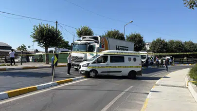 Küçükçekmece'de feci kaza : Kamyonun çarptığı kadı öldü