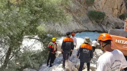 Şırnak'ta çayda kaybolan genci arama çalışmaları sürüyor