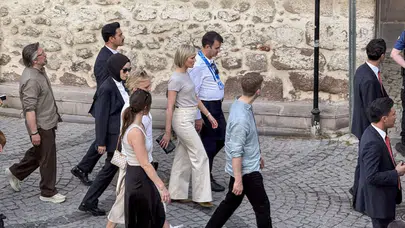 İzlanda Başbakanı Frostadottir, Ankara Kalesi'ni ziyaret etti