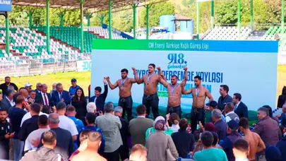 Aybastı Perşembe Yaylası Güreşleri'nde başpehlivan Erkan Taş oldu