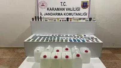 Karaman'da jandarmadan huzur operasyonu : Çok sayıda suçlu yakalandı