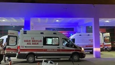 Bursa İnegöl'de otomobil ile minibüs çarpıştı : 3 yaralı