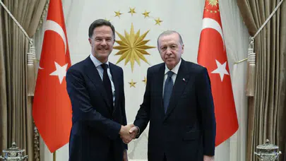 Cumhurbaşkanı Erdoğan, NATO Genel Sekreteri Rutte'yi kabul etti