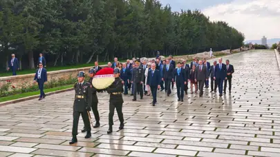 NATO heyeti, Anıtkabir'i ziyaret etti