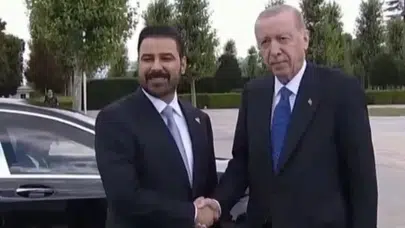 Erdoğan Irak Başbakanı Ali Zeydi'yi karşıladı