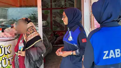 Erzincan’da zabıtadan dilencilere operasyon : Üzerlerinden çıkan paraya el konuldu