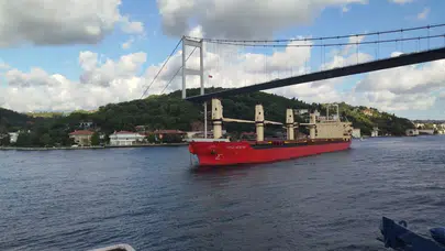 İstanbul Boğazı'nda gemi arızası