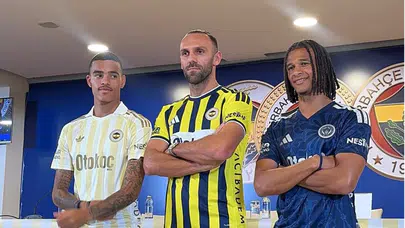 Fenerbahçe'de Greenwood, Ake ve Muriqi için imza töreni yapıldı