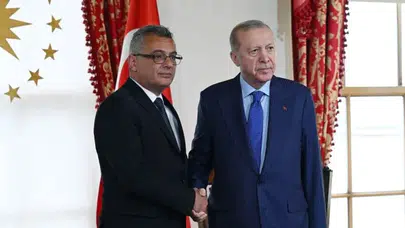 Cumhurbaşkanı Erdoğan'dan KKTC Cumhurbaşkanı Erhüman'a telefon