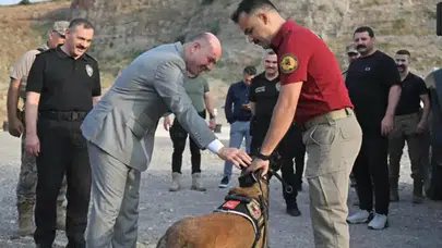 Narkotik köpeği Jardi'den büyük başarı : 2026'da üçüncü kez Türkiye birincisi oldu
