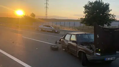 Edirne İpsala'da kaza : Sürücü ağır yaralandı