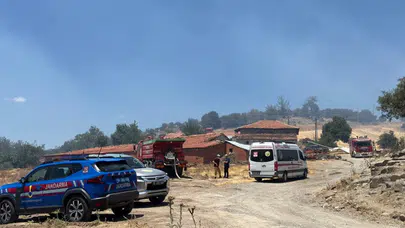 Balıkesir'de orman yangını : Ekiplerin müdahalesi sürüyor