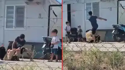 Hatay'da ayrılmak isteyen eşini yere yatırıp döven şüpheli tutuklandı