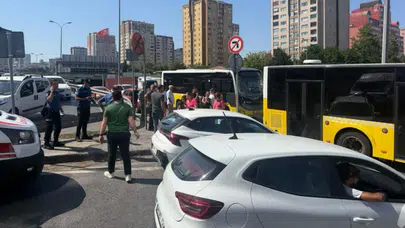 Beylikdüzü'nde 2 İETT otobüsü çarpıştı : Yaralılar var