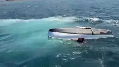 Yalova'da alabora olan tekneden 70 yaşındaki adam kurtarıldı
