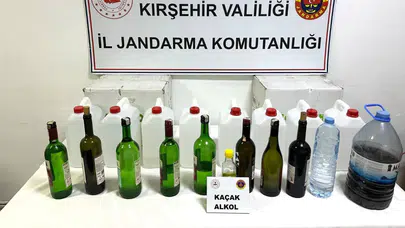 Kırşehir'de kaçakçılık : 48 litre kaçak alkol ele geçirildi