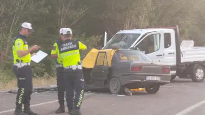 Sivas Divriği'de feci kaza : 1 ölü, 2 yaralı