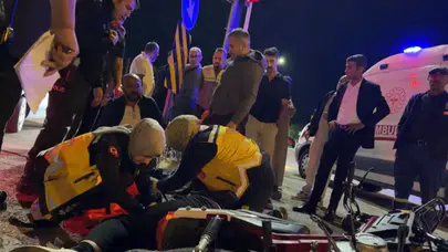 Erzurum'da 14 yaşındaki sürücü polisten kaçarken kaza yaptı : Babasına 247 bin TL ceza