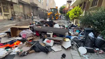 Avcılar'da ev sahibi cezaevindeki kiracısının eşyalarını sokağa attı : 7 aydır kira ödenmiyordu