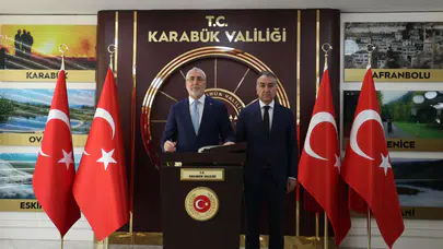 Bakan Işıkhan Karabük Valiliğini ziyaret etti