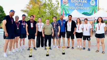 Plaj voleybolunda şampiyonlar belli oldu