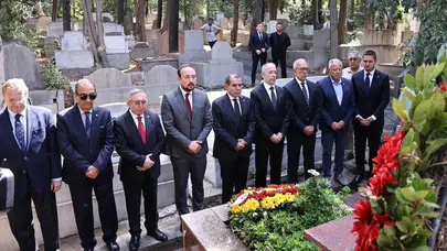 Galatasaray'ın kurucusu Ali Sami Yen, kabri başında anıldı