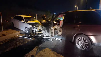 Sancaktepe'de feci zincirleme kaza : Ters yöne giren otomobil dehşet saçtı, 5 yaralı