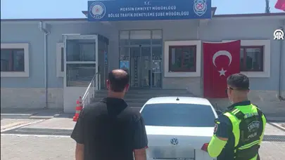 Mersin'de emniyet şeridini ihlal eden sürücüye 25 bin TL ceza