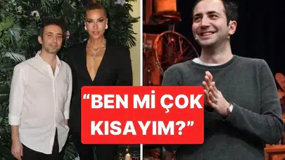 Oyuncu Sarp Bozkurt boy farkı sorularına gülerek yanıt verdi : Ben mi çok kısayım?