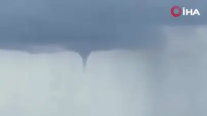 Karadeniz'de dev hortum oluştu