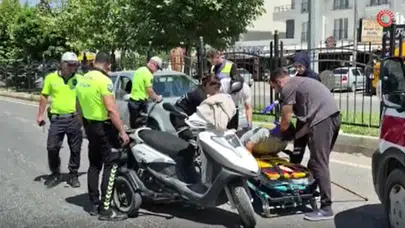 Adıyaman'da otomobille motosiklet çarpıştı : 1 kişi yaralandı