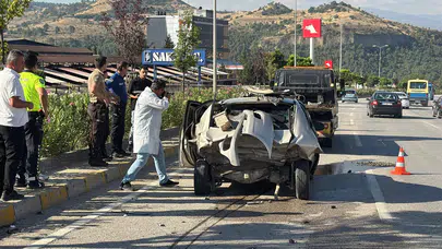 Karabük'te iş makinesinin karıştığı zincirleme kaza : 1'i ağır 2 yaralı