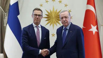 Cumhurbaşkanı Erdoğan, Finlandiya Cumhurbaşkanı Stubb ile görüştü