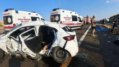 Şanlıurfa'da feci kaza : 2 ölü, 9 yaralı