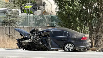 Ankara Mamak'ta trafik kazası : 3 yaralı
