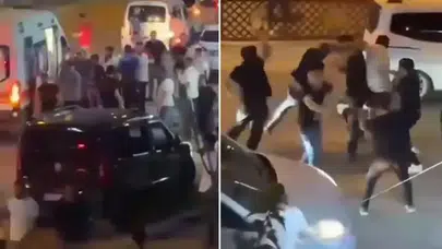 Alacak kavgası kamerada: 3 yaralı, 11 gözaltı