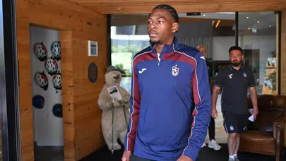 Trabzonspor'un yeni transferi Rene Mitongo, kampa katıldı
