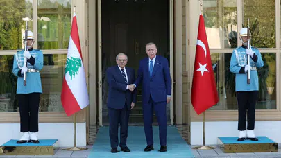 Cumhurbaşkanı Erdoğan, Lübnan Başbakanı Selam ile görüştü