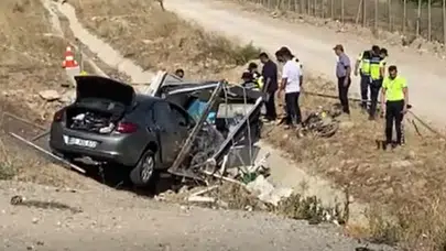 Aydın'da yoldan çıkan araç kulübeyi yıktı, bekçi hayatını kaybetti