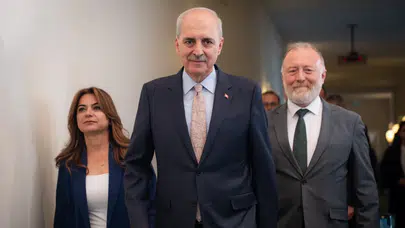 TBMM Başkanı Kurtulmuş DEM Parti eş genel başkanlarıyla görüştü