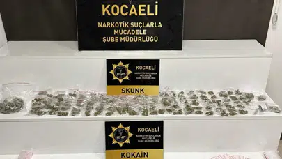 Kocaeli'de uyuşturucu operasyonu : 5 tutuklu