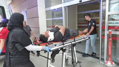 Adıyaman'da kontrolden çıkan motosiklet devrildi : 1 yaralı