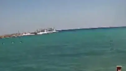 KKTC'deki gemi faciasında son görüntüler ortaya çıktı : Batan feribot kamerada