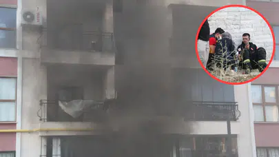 Yangında 12 kişi dumandan etkilendi, 16 kişi kurtarıldı