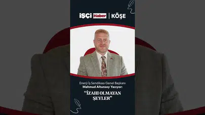 Enerji İş Sendikası Genel Başkanı Altunsoy, kuraklık tartışmalarını ele aldı : 'İzahı olmayan şeyler'