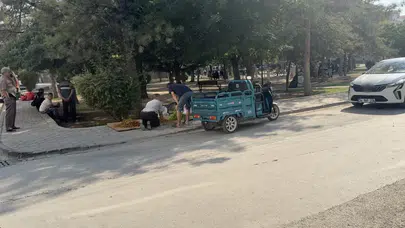 Eskişehir’de parkta dehşet : Döner bıçaklı saldırıda bir kişi ağır yaralandı
