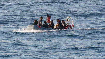 Bodrum açıklarında 2 düzensiz göçmen yakalandı
